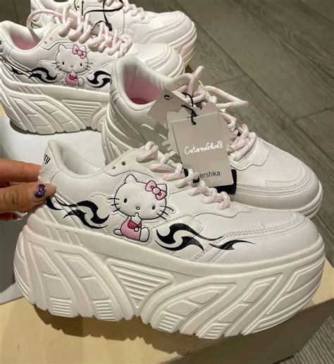 bershka hello kitty shoes|hello kitty platform sneakers bershka.